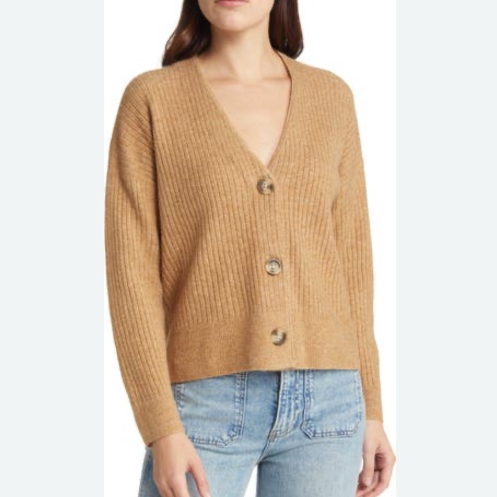 Madewell Cameron Ribbed Cardigan